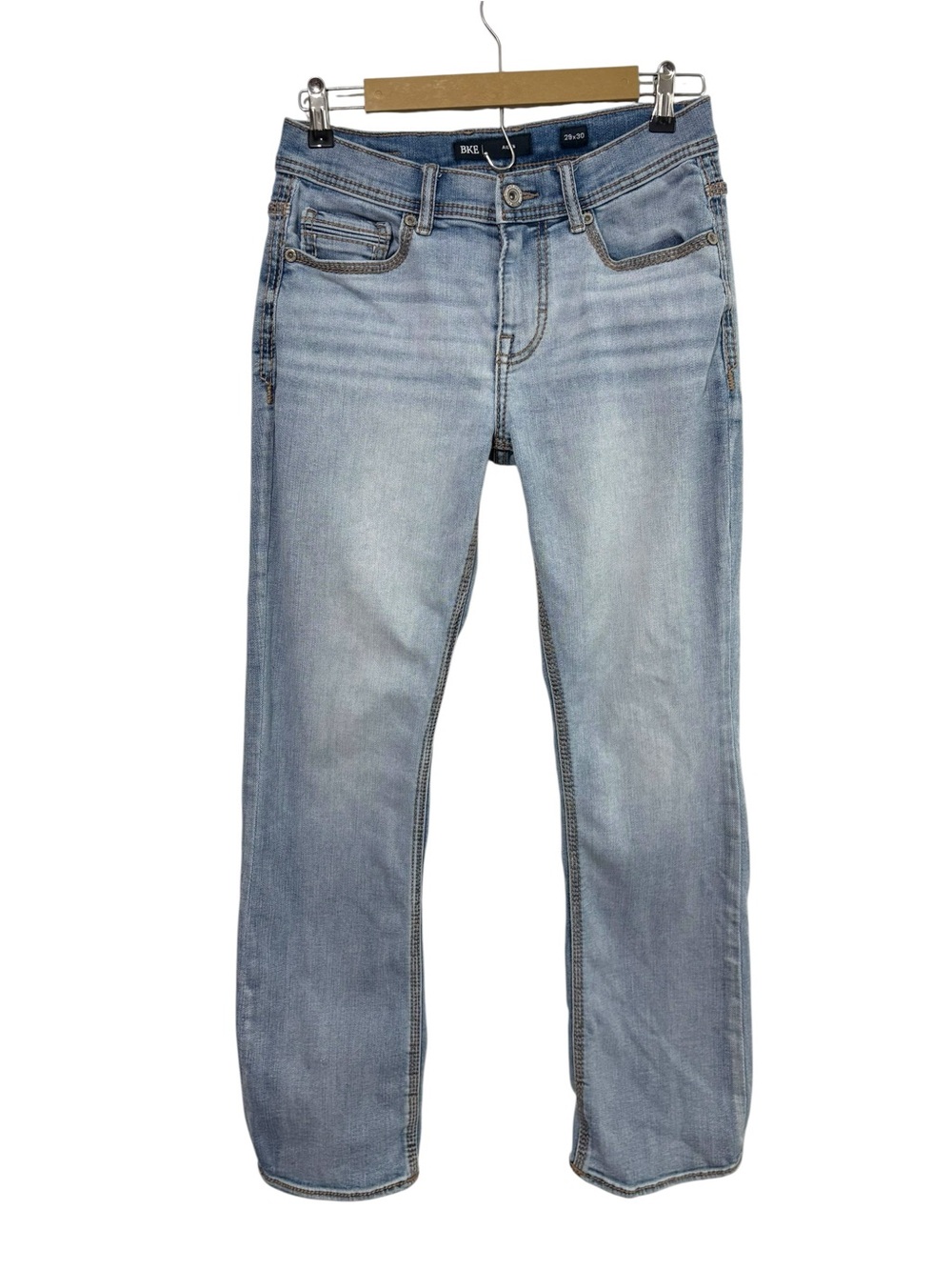 BKE Aiden Size 29 Light Wash Denim Jeans Bootcut Western Country Cowboy Barn